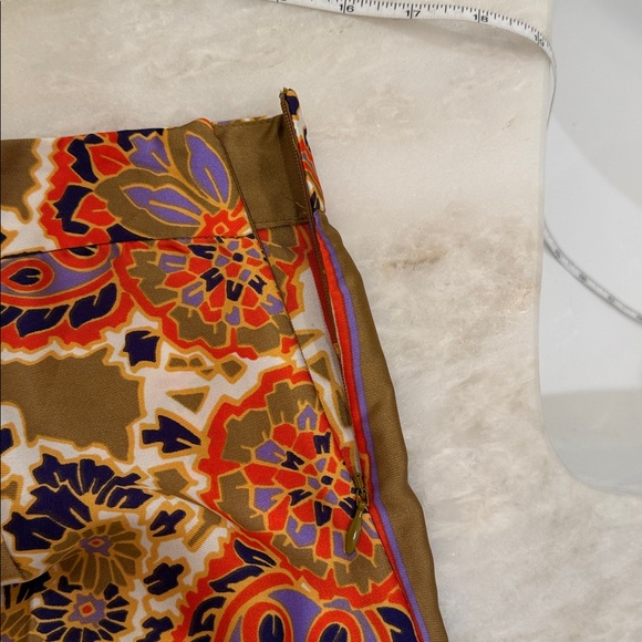 Zara Paisley Wide-Leg Pants - Picture 4 of 4